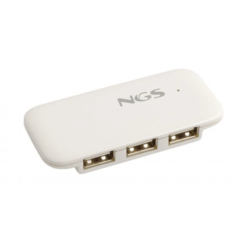 Adaptateur Ngs IHUB4 HUB USB 4ports 480 Mbit/s Blanc - Linksolutions.ma