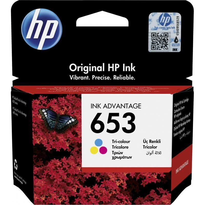 Cartouche Hp 3YM74AE Dencre 653 Couleur - Linksolutions.ma