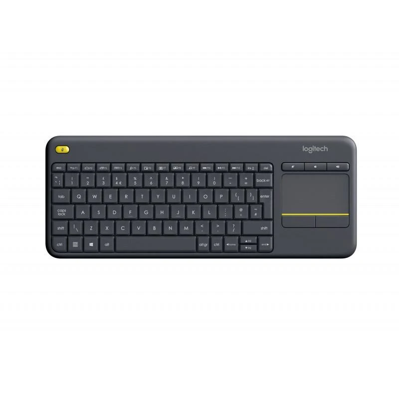 Logitech 920-007129 Wireless Touch Keyboard K400 Plus Clavier RF Sans Fil AZERTY Francais Noir - Linksolutions.ma