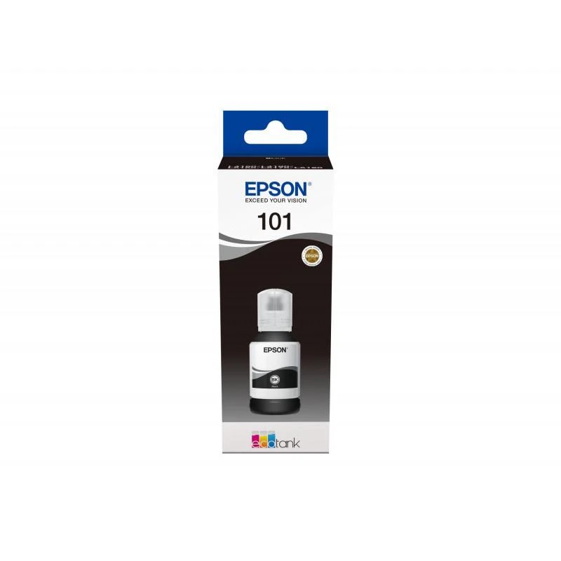 Cartouche Epson C13T03V14A 101 EcoTank Bouteille Dencre Noir - Linksolutions.ma