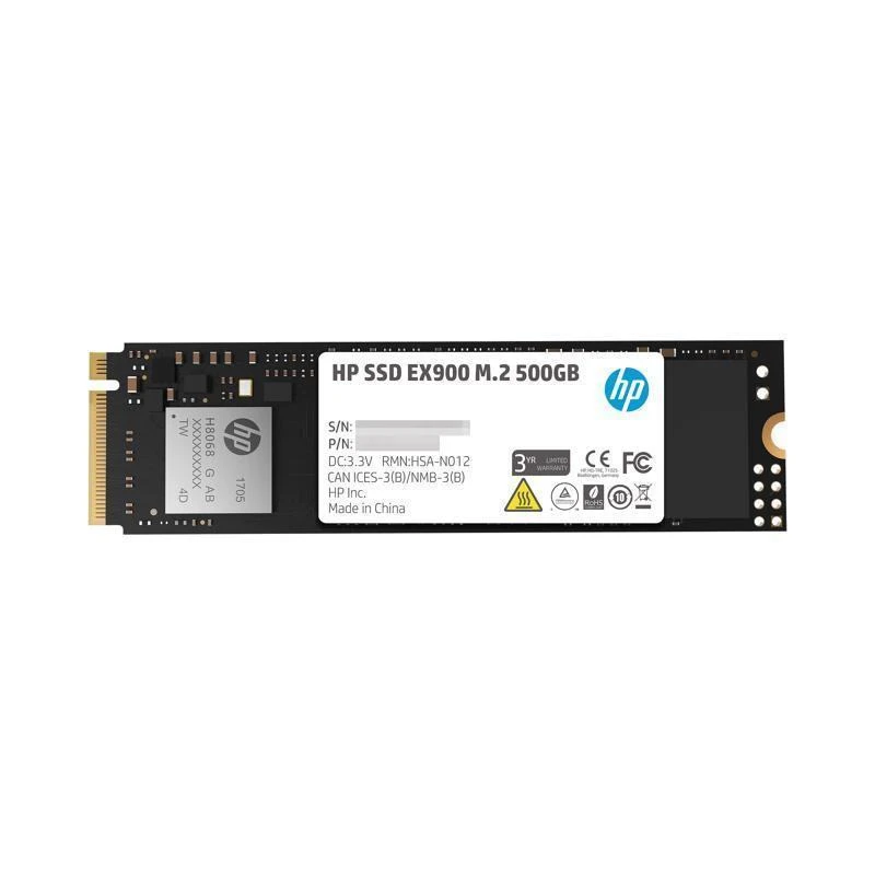 Interne SSD Hp 2YY44AA Disque Dur Interne EX900 M.2 NVMe 500 Go SSD - Linksolutions.ma