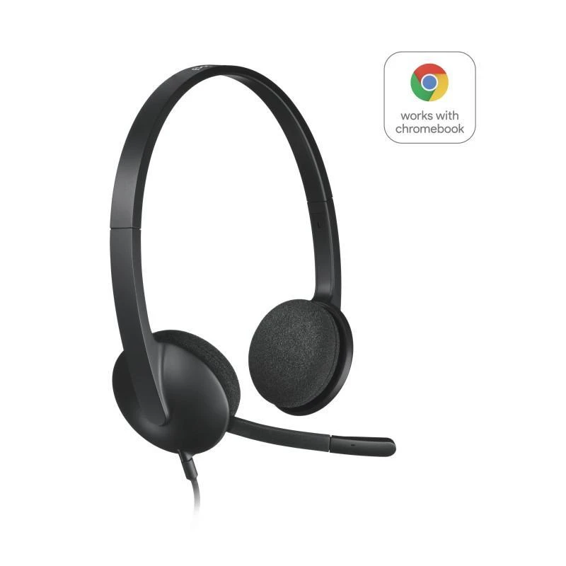 Casque Logitech 981-000475 USB Headset H340 - Linksolutions.ma