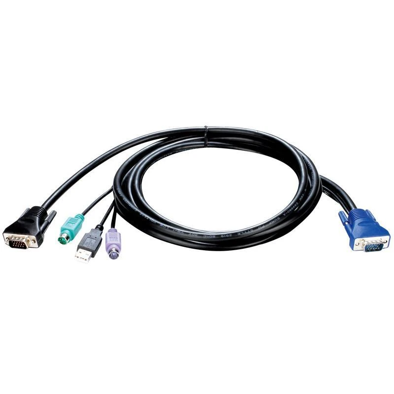 Câble D-link KVM-401 Combo KVM Cable For KVM-440/450 - Linksolutions.ma