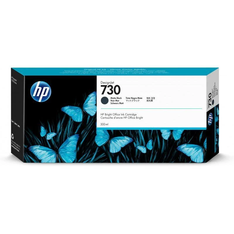 Cartouche Hp P2V71A 730 DesignJet Noir Mat 300 Ml - Linksolutions.ma
