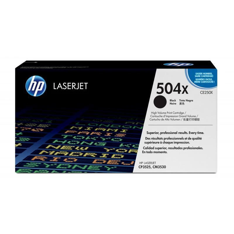 Toner Hp CE250X 504X Grande Capacité Original Noir - Linksolutions.ma