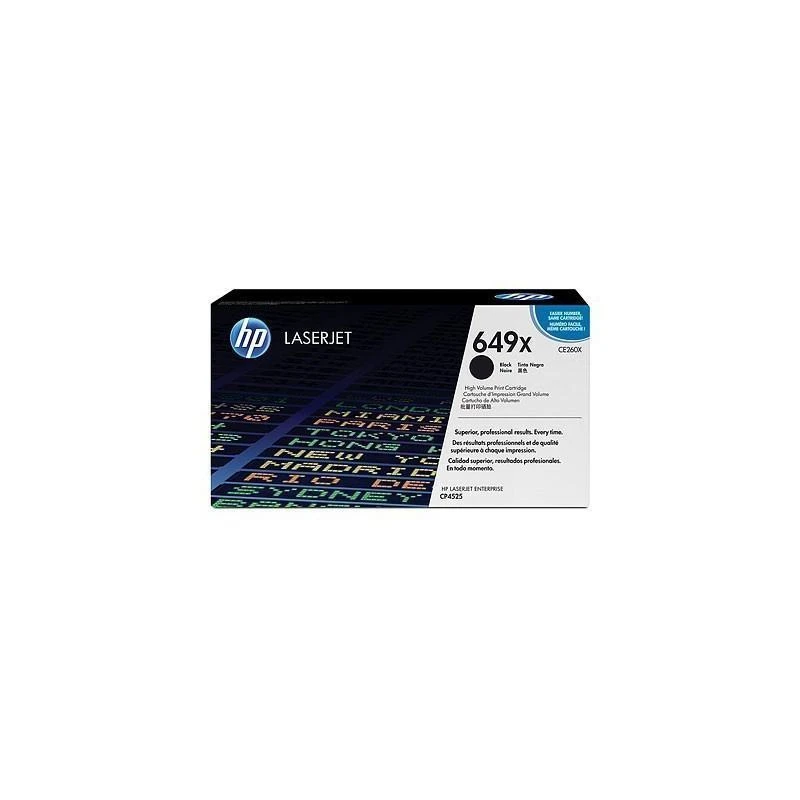 Toner Hp CE260X 649X Grande Capacite Original Noir - Linksolutions.ma