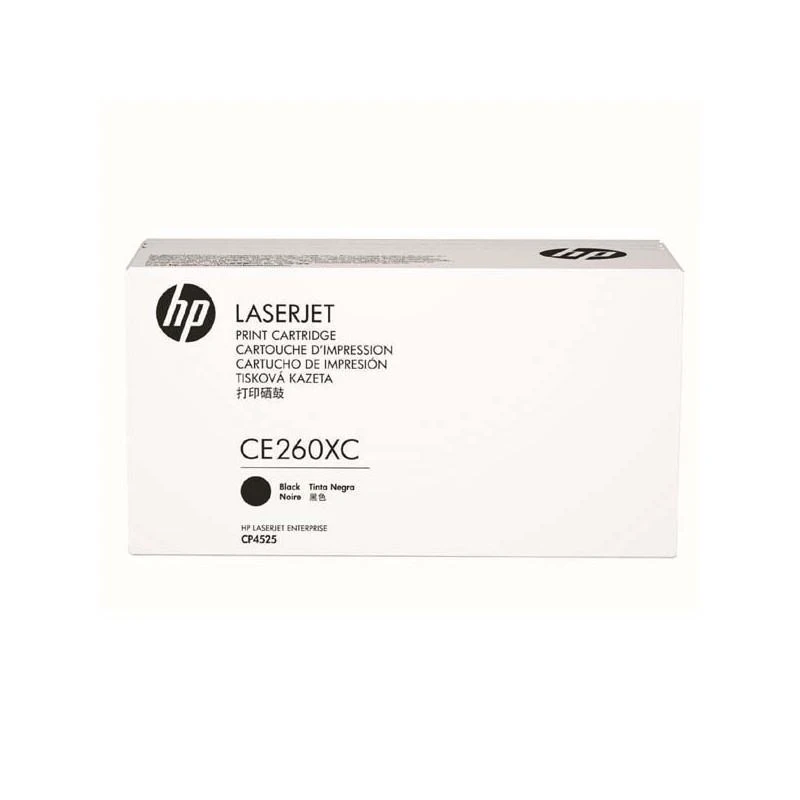 Toner Hp CE260XC Grande Capacite Noir Contract Original - Linksolutions.ma