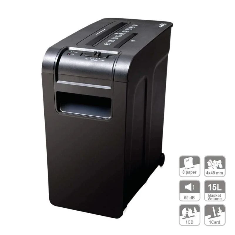 Comix S2208D Destructeur Papier Coupe Croisee - Linksolutions.ma