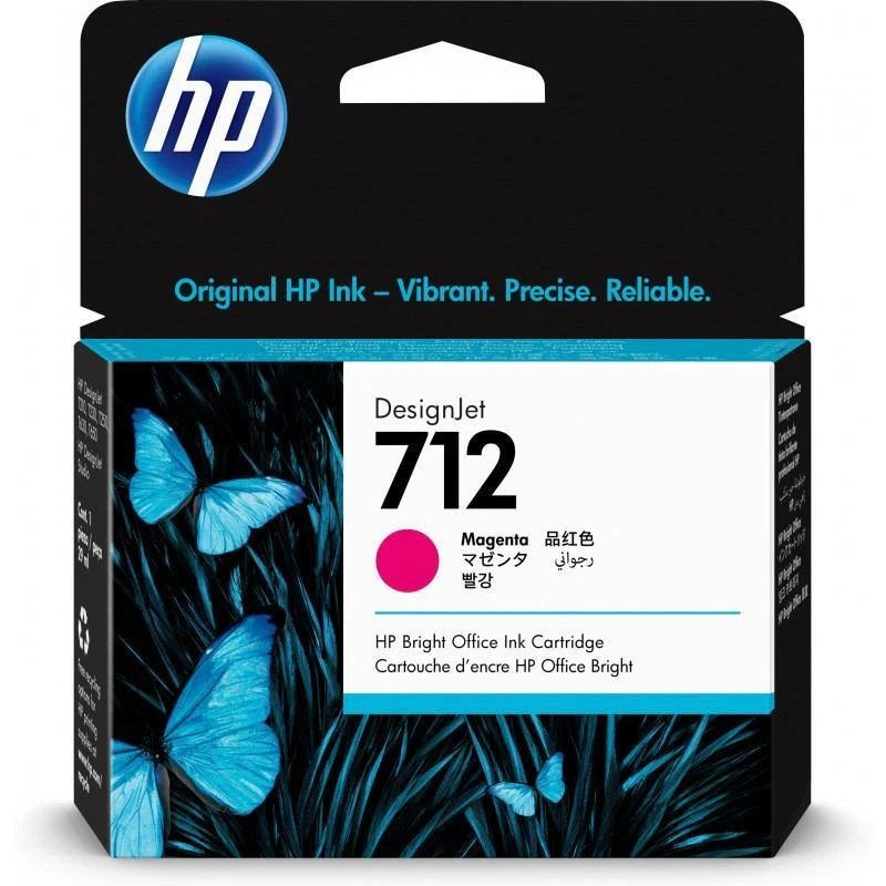 Cartouche Hp 3ED68A 712 29ml Magenta - Linksolutions.ma