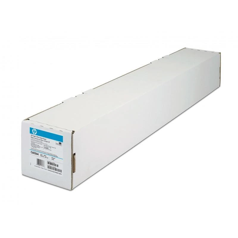 Hp C6036A Bright White Paper-914 Mm X 45.7 M - Linksolutions.ma