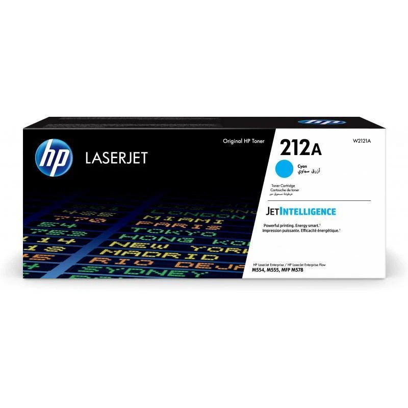 Toner Hp W2121A 212A Cyan Original - 4500 Pages - Linksolutions.ma