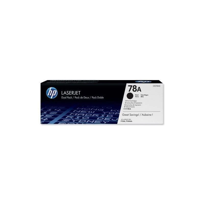 Toner Hp CE278AD 78A 2-pack Noir Original - Linksolutions.ma