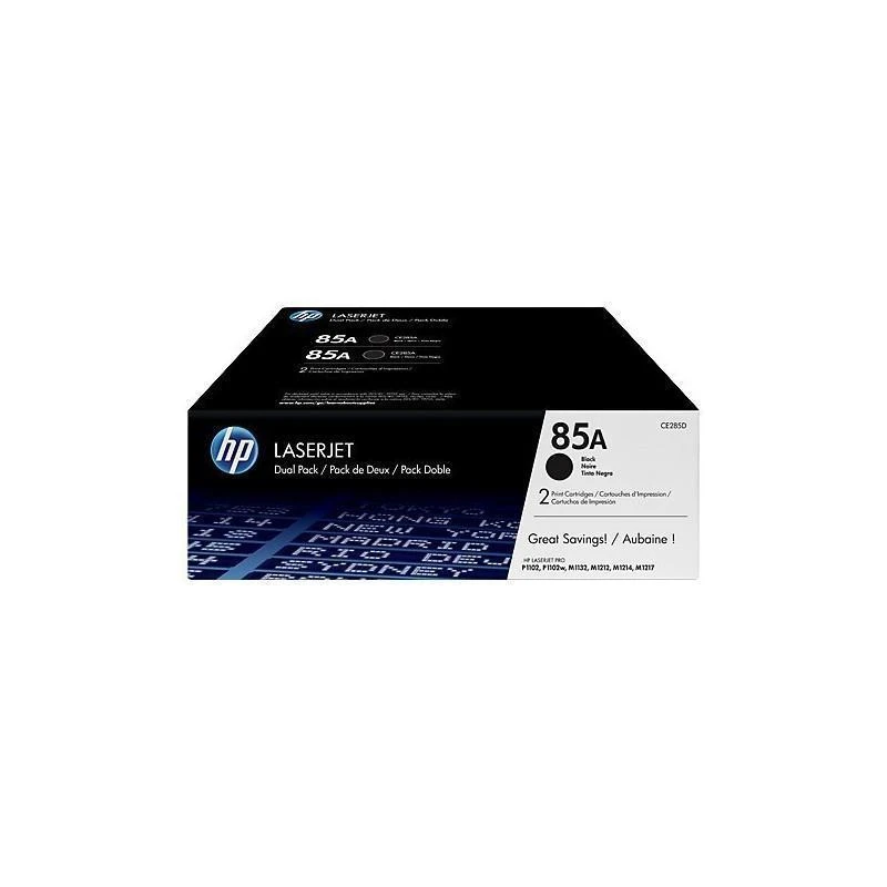 Toner Hp CE285AD 85A 2-pack Noir Original - Linksolutions.ma