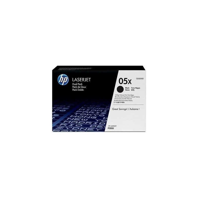 Toner Hp CE505XD 05X 2-pack Grande Capacite Noir Original - Linksolutions.ma