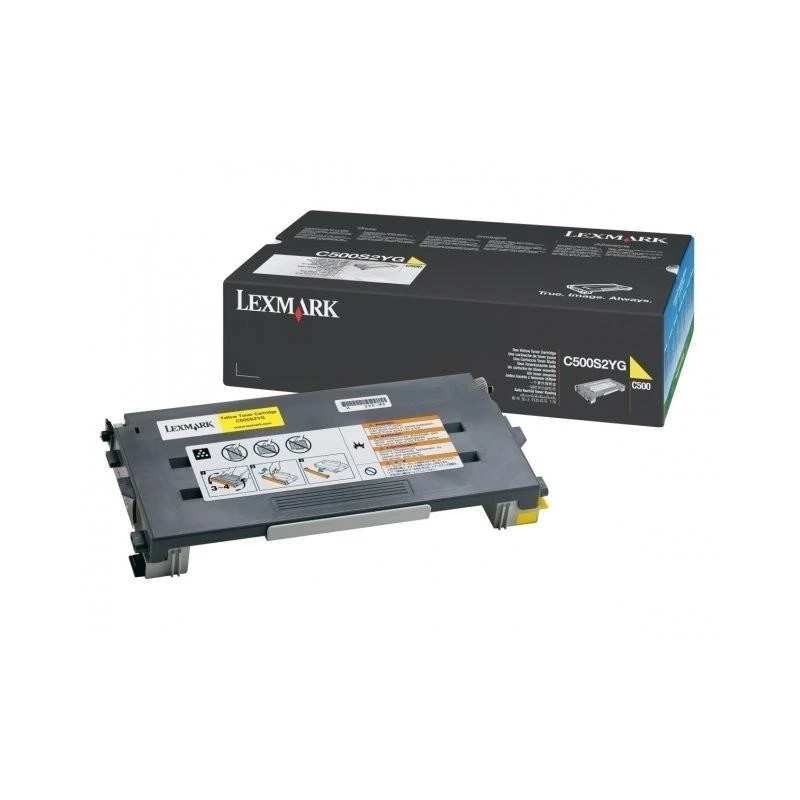 Toner Lexmark C500S2YG C500 X500 X502 Jaune (1