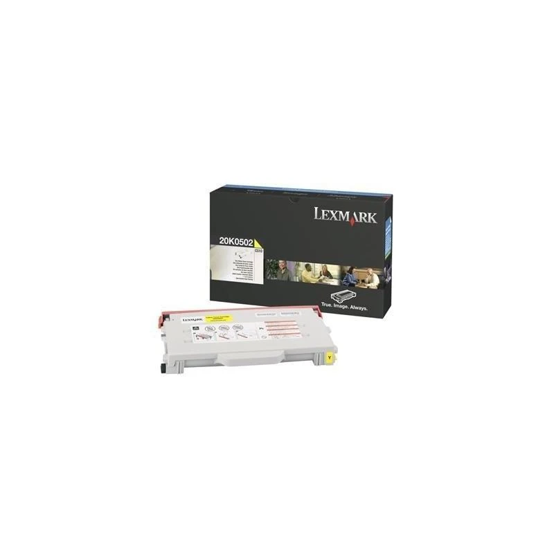 Toner Lexmark 20K0502 C510 Jaune (3K) - Linksolutions.ma