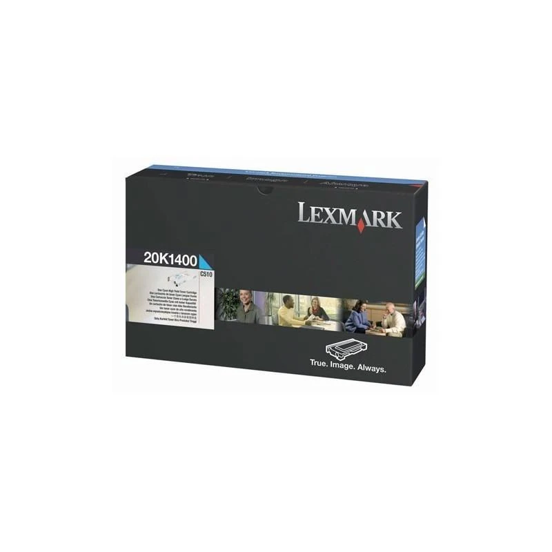 Toner Lexmark 20K1400 C510 Cyan Haute Capacite (6