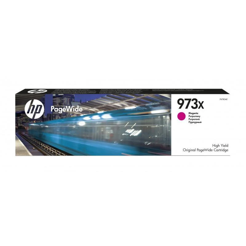 Cartouche Hp F6T82AE 973X PageWide Magenta Grande Capacite Authentique - Linksolutions.ma