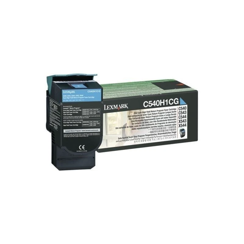 Toner Lexmark C540H1CG C54x/X54x Cyan Haute Capacite (2K) - Linksolutions.ma