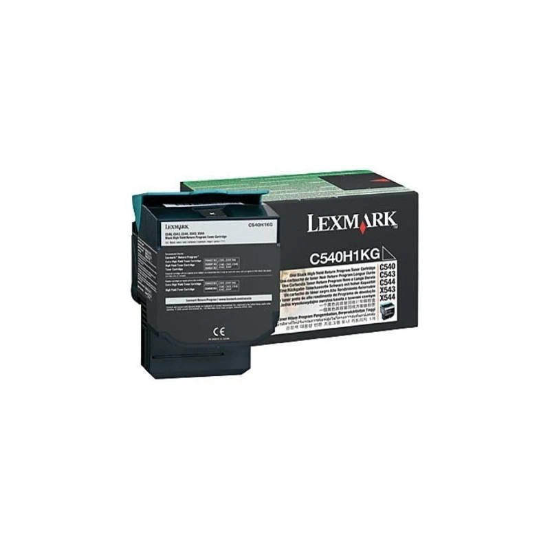 Toner Lexmark C540H1KG C54x X54x Noir Haute Capacite (2