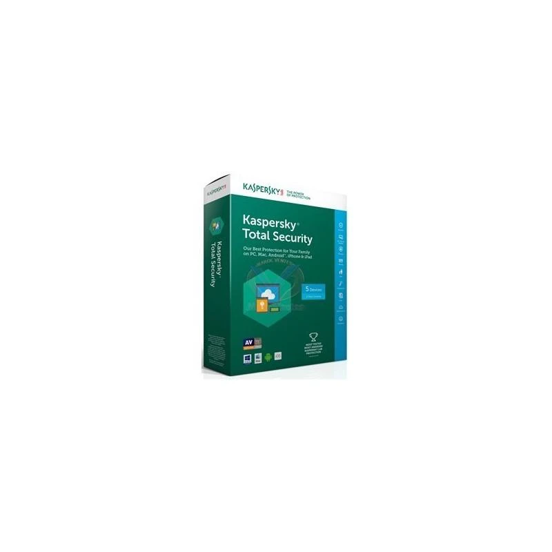 Logiciel Kaspersky Total Security 2018 Pour 5 postes Multi­Devices (KL1919FBEFS­-8MAG) - Linksolutions.ma
