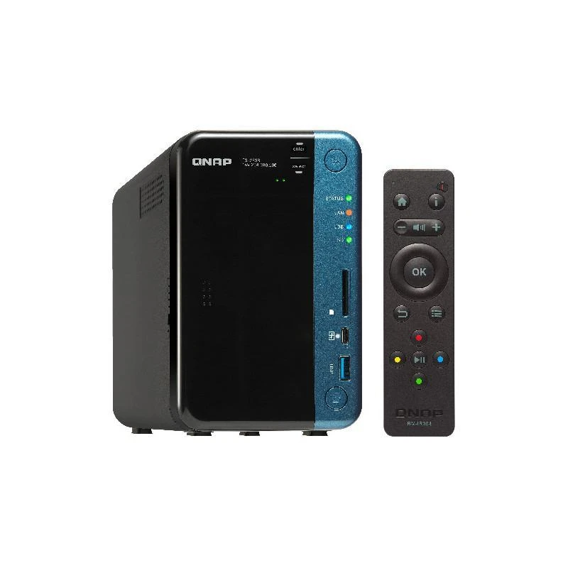 Serveur Qnap TS-253B-4G TS-253B NAS Tour Ethernet/LAN Noir J3455 - Linksolutions.ma