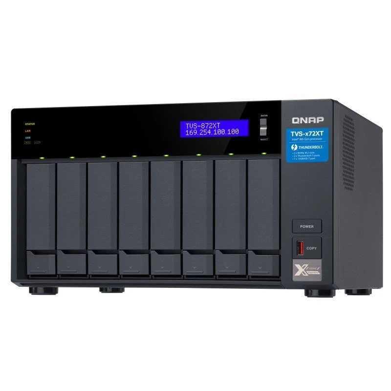 Serveur Qnap TVS-872XT-I5-16G NAS 8baies Avec 16Go DDR4 - Linksolutions.ma