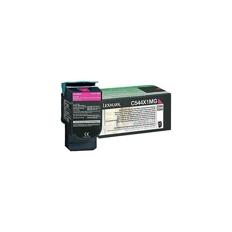 Toner Lexmark C544X1MG C544 X544 Magenta Tres Haute Capacite (4K) - Linksolutions.ma