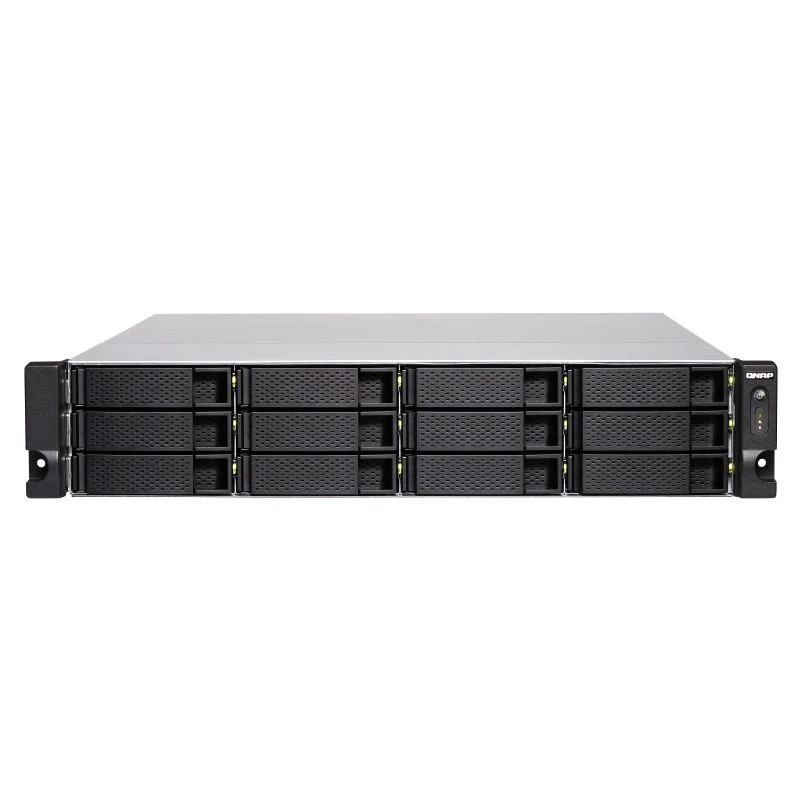 Serveur Qnap TVS-1272XU-RP-I3-4G TVS-1272XU-RP NAS Rack (2 U) Ethernet/LAN Noir I3-8100 - Linksolutions.ma