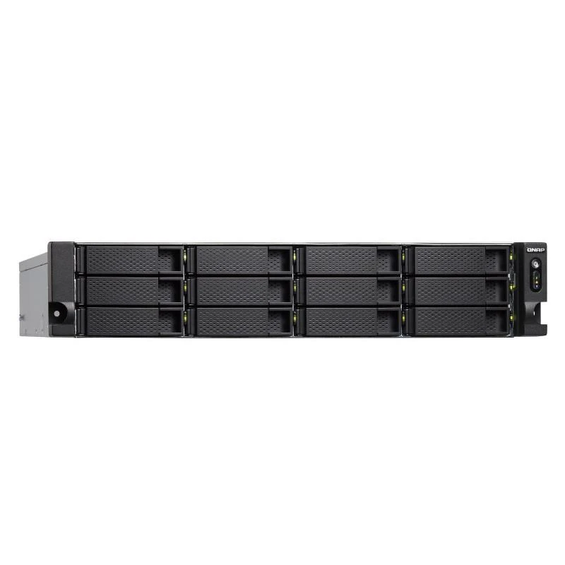 Serveur Qnap TVS-1272XU-RP-I3-4G TVS-1272XU-RP NAS Rack (2 U) Ethernet/LAN Noir I3-8100 - Linksolutions.ma