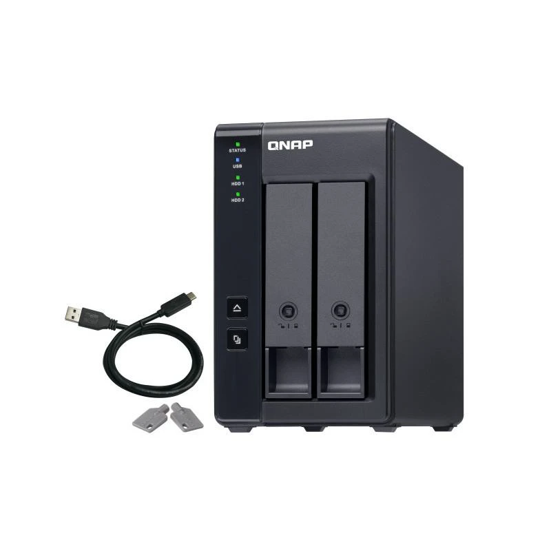 Serveur Qnap TR-002 Boîtier Dextension RAID NAS De 2 BAIES - Linksolutions.ma