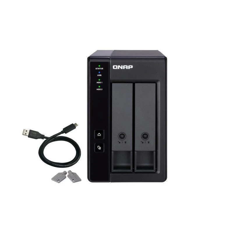 Serveur Qnap TR-002 Boîtier Dextension RAID NAS De 2 BAIES - Linksolutions.ma