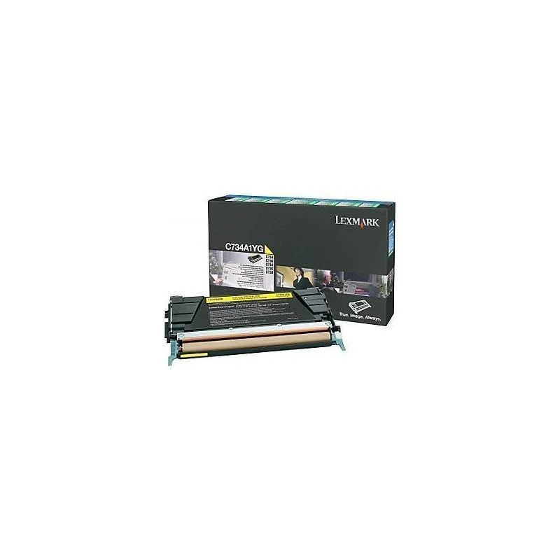 Toner Lexmark C734A1YG C73x4