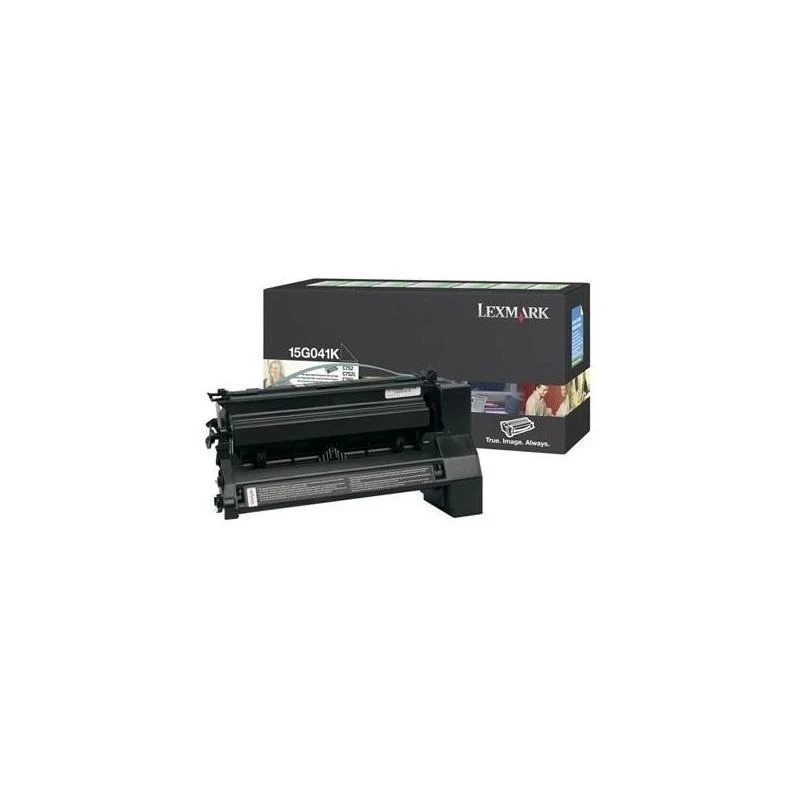 Toner Lexmark 15G041K C752 C762 X752e X762e Noir (6K) - Linksolutions.ma
