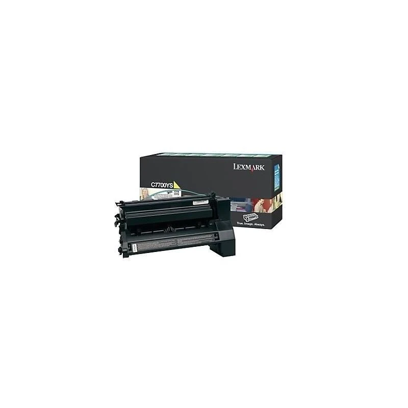 Toner Lexmark C7700YS C77x X772e Jaune (6K) - Linksolutions.ma