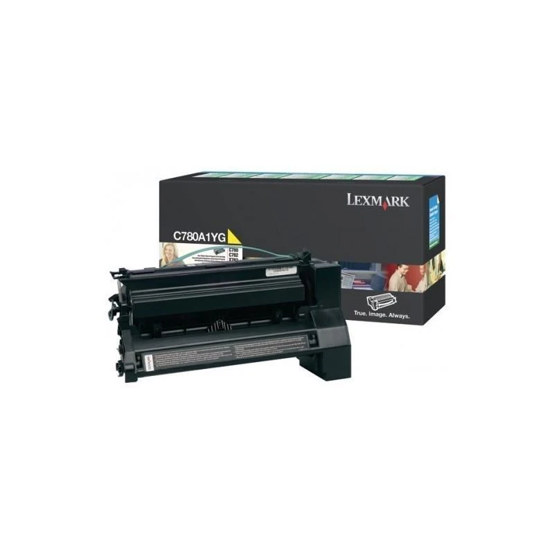 Toner Lexmark C780A1YG C780 C782 Jaune (6K) - Linksolutions.ma