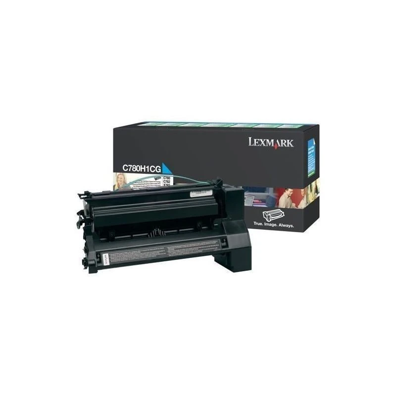 Toner Lexmark C780H1CG C780 C782 Cyan Haute Capacite (10K) - Linksolutions.ma