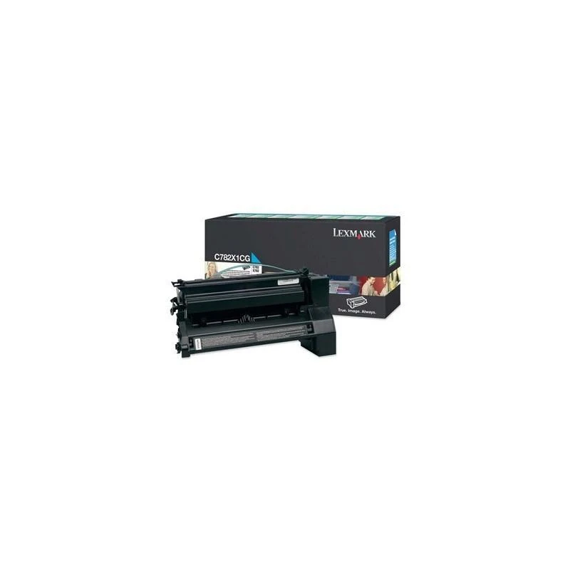 Toner Lexmark C782X1CG C782 Cyan Tres Haute Capacite (15K) - Linksolutions.ma