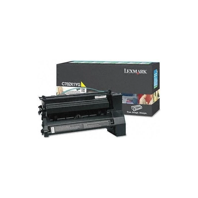 Toner Lexmark C782X1YG C782 Me Jaune Tres Haute Capacite (15K) - Linksolutions.ma
