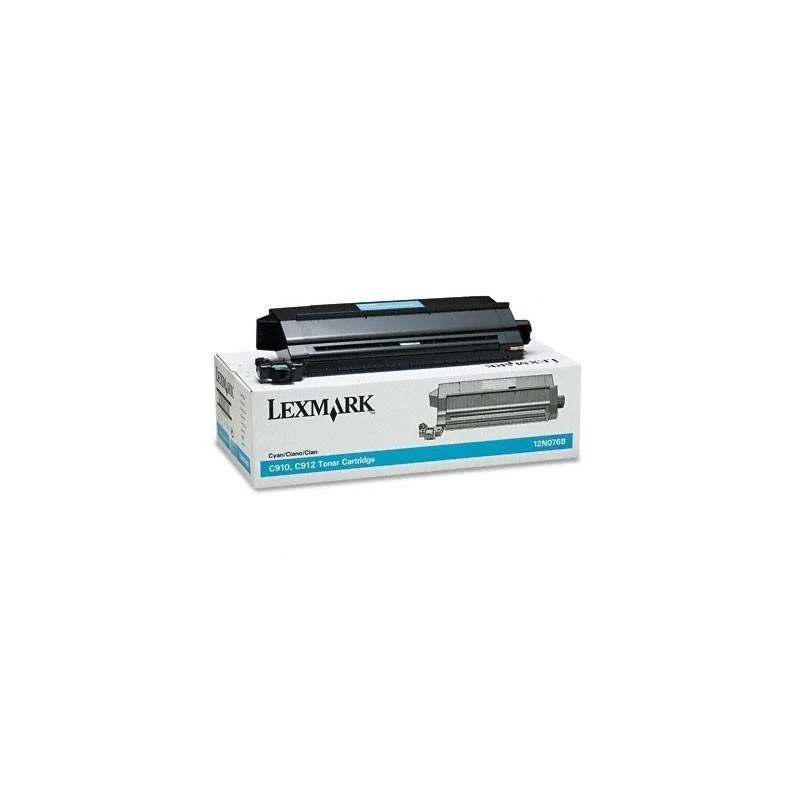 Toner Lexmark 12N0768 C91x X912e Cyan (14K) - Linksolutions.ma