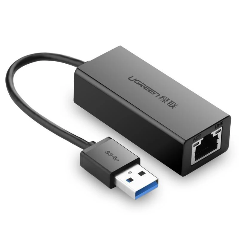 Adaptateur Ugreen 20256 USB 3.0 Vers Ethernet RJ45 Reseau A 100Mbps - Linksolutions.ma
