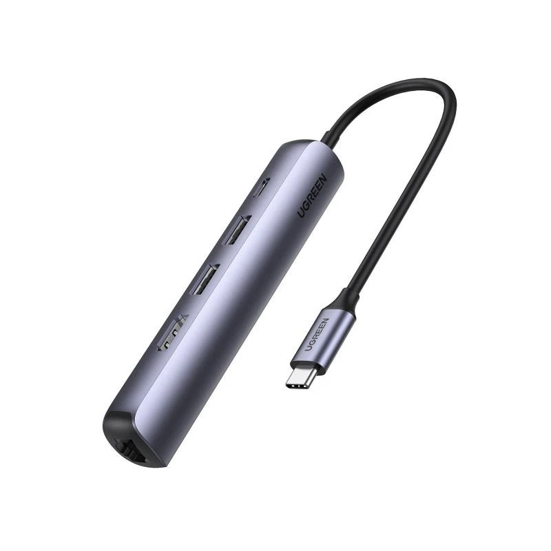 Adaptateur Ugreen 10919 Hub USB-C 5 En 1 Supporte PD Power Delivery 100W Recharge - Linksolutions.ma