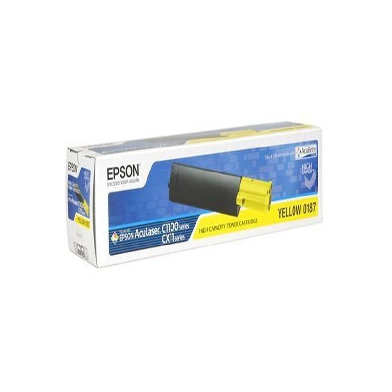 Toner Epson C13S050187 Jaune AL-C1100/CX11 Haute Capacite (4 000 P) - Linksolutions.ma