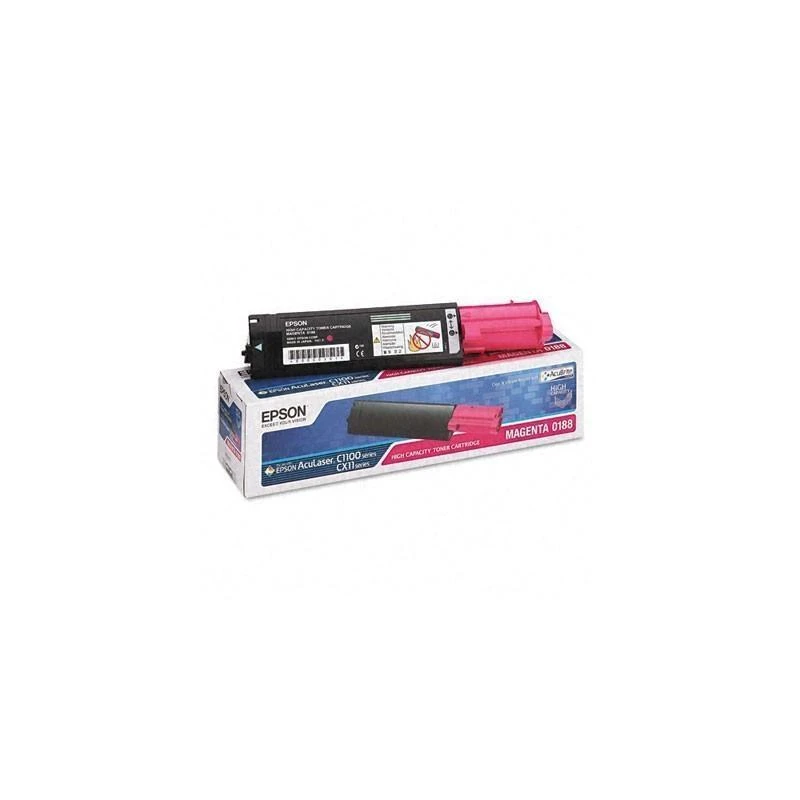 Toner Epson C13S050188 Magenta AL-C1100/CX11 Haute Capacite (4 000 P) - Linksolutions.ma