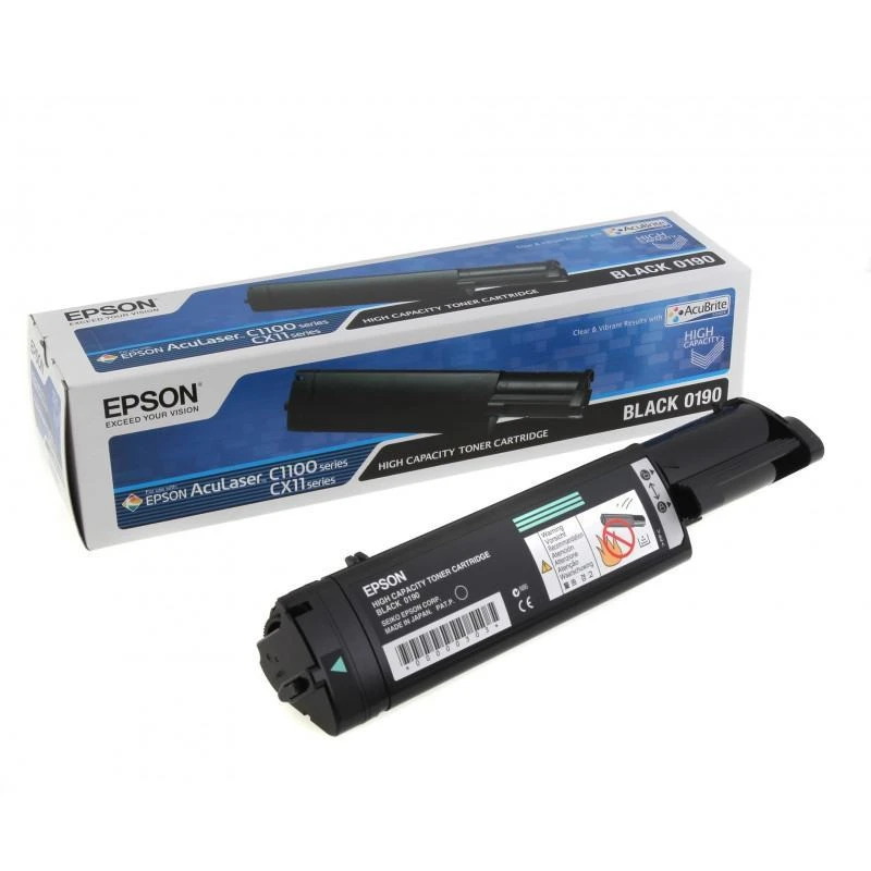 Toner Epson C13S050190 Noir AL-C1100/CX11 Haute Capacite (4 000p) - Linksolutions.ma