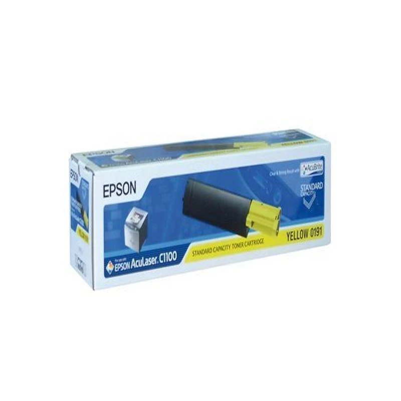 Toner Epson C13S050191 Jaune AL-C1100/CX11 Capacite Standard (1 500 P) - Linksolutions.ma