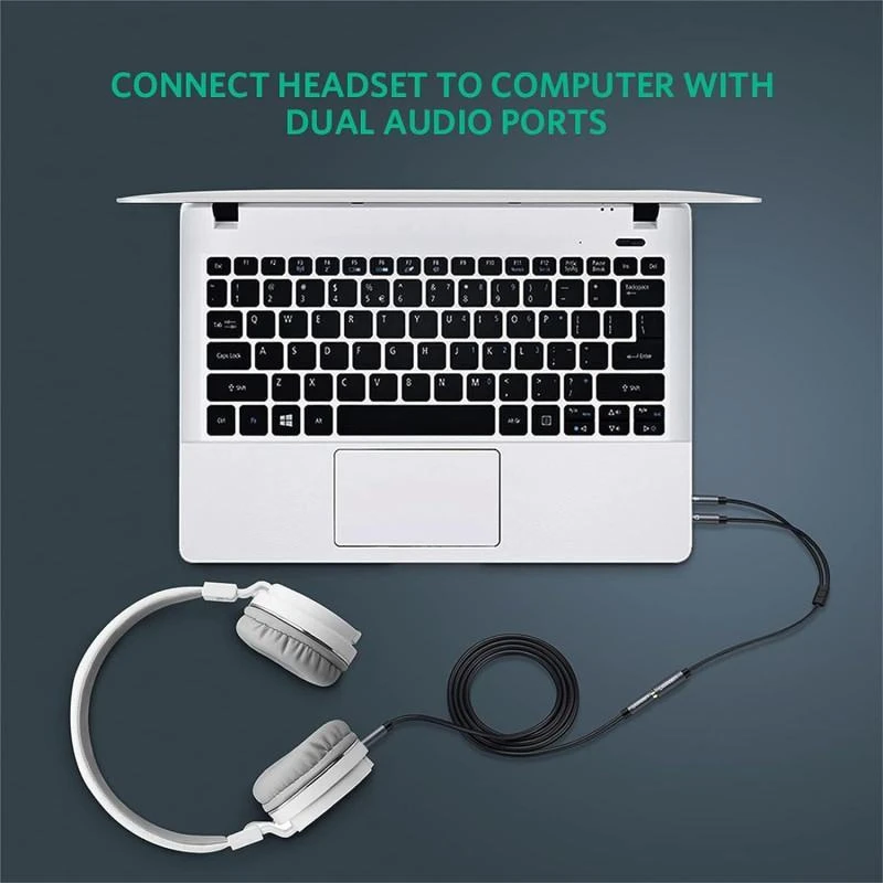 Adaptateur Ugreen 20899 Audio 3.5 Male Vers 3.5 Female Aliminum - Linksolutions.ma