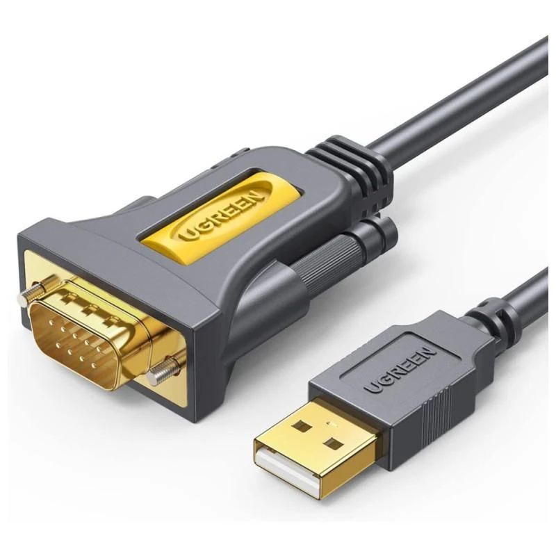 Câble Ugreen 20211 CableSerie Cable USB 2.0 Vers RS232 DB9 Mâle 1.5M - Linksolutions.ma