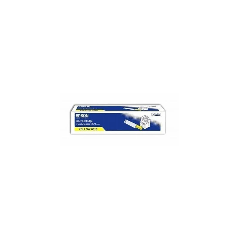 Toner Epson C13S050316 Jaune AL-CX21 (5 000 P) - Linksolutions.ma