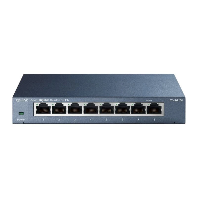 Tp-link TL-SG108 Switch Tplink 8 Ports Gigabit En Metal - Linksolutions.ma